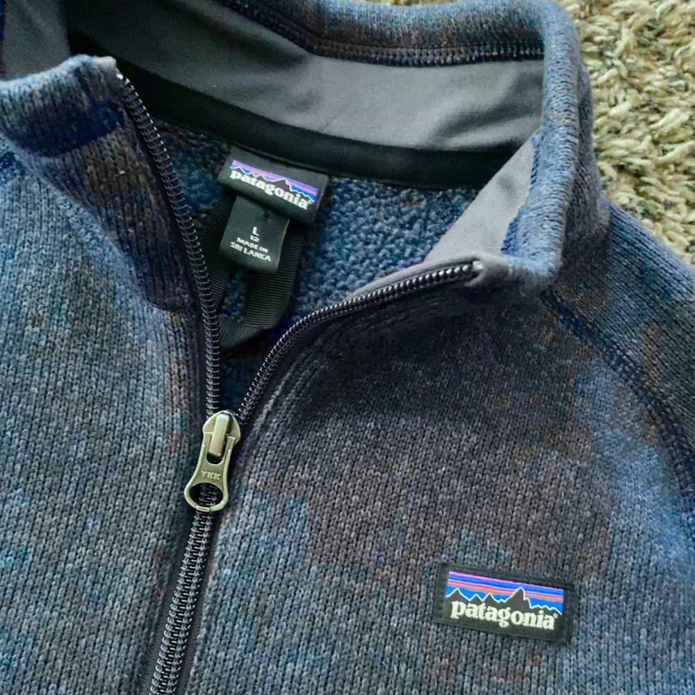 Like-New Kids Patagonia Better Sweater 1/4 Zip Fleece Size 12